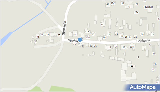 Nowy Dwór Mazowiecki, Spokojna, 33a, mapa Nowy Dwór Mazowiecki