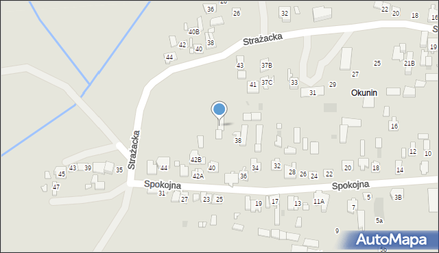 Nowy Dwór Mazowiecki, Spokojna, 40a, mapa Nowy Dwór Mazowiecki