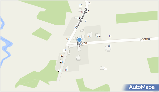 Nowy Prażmów, Sporna, 7, mapa Nowy Prażmów