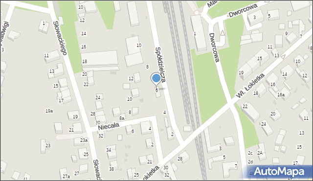 Oborniki Śląskie, Spółdzielcza, 6, mapa Oborniki Śląskie