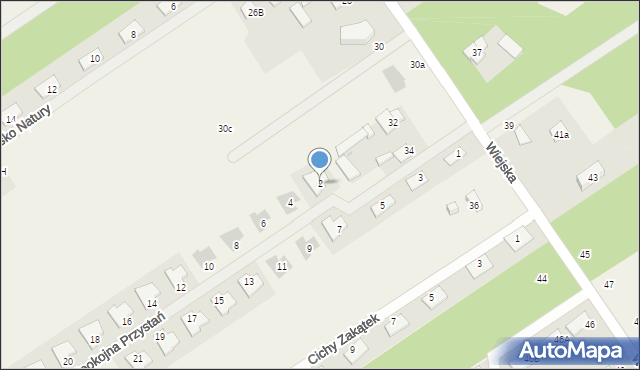 Olszewnica Stara, Spokojna Przystań, 2, mapa Olszewnica Stara