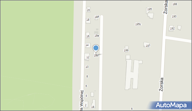 Orzesze, Spacerowa, 18d, mapa Orzesze