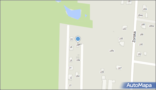 Orzesze, Spacerowa, 18F, mapa Orzesze