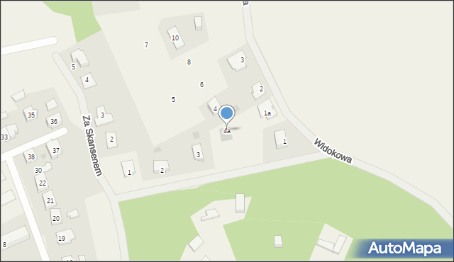 Osiek nad Notecią, Spacerowa, 4a, mapa Osiek nad Notecią