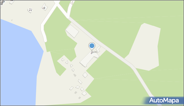 Osiek nad Wisłą, Spacerowa, 17, mapa Osiek nad Wisłą