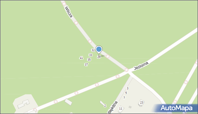 Osiek nad Wisłą, Spacerowa, 29, mapa Osiek nad Wisłą