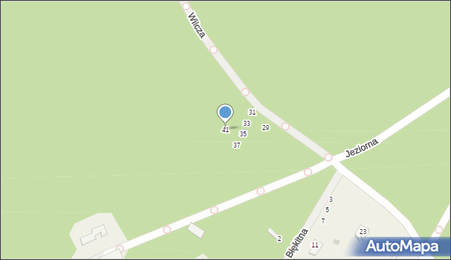 Osiek nad Wisłą, Spacerowa, 41, mapa Osiek nad Wisłą