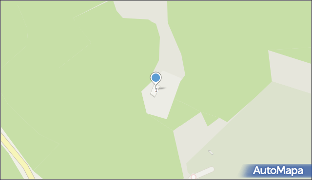 Otyń, Spokojna, 1, mapa Otyń