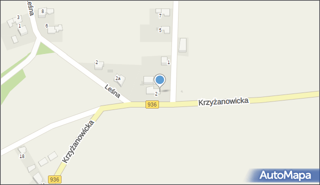 Owsiszcze, Sportowa, 1, mapa Owsiszcze