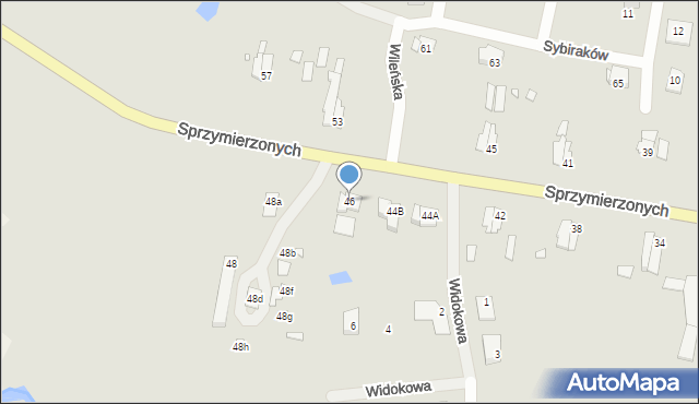 Pasłęk, Sprzymierzonych, 46, mapa Pasłęk