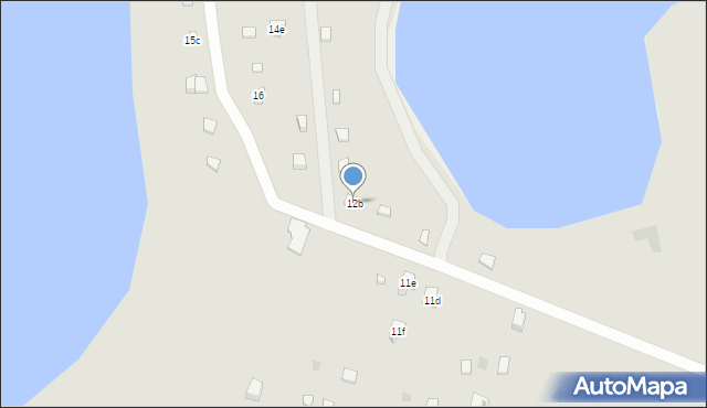 Pasym, Spacerowa, 12b, mapa Pasym