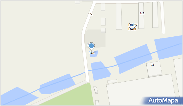 Pawonków, Spółdzielcza, 14A, mapa Pawonków