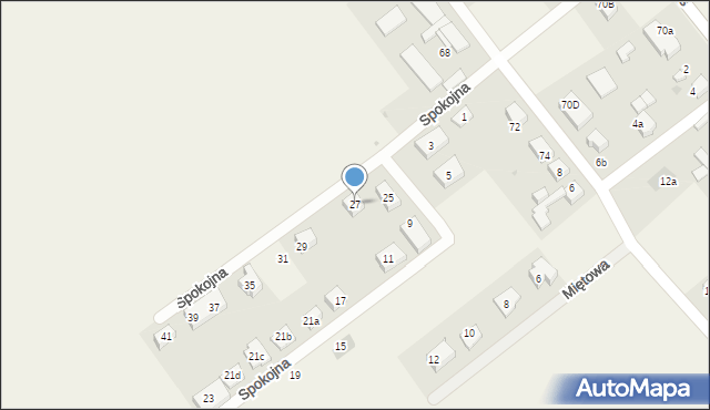 Pilchowice, Spokojna, 27, mapa Pilchowice