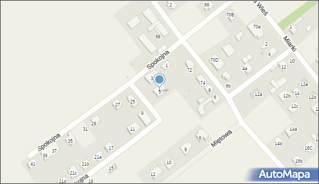 Pilchowice, Spokojna, 5, mapa Pilchowice