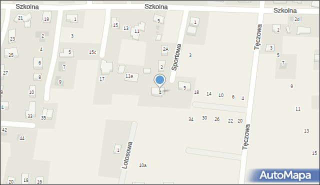 Pisarzowice, Sportowa, 4, mapa Pisarzowice