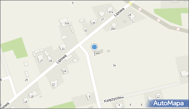 Podgórze, Spokojna, 1, mapa Podgórze