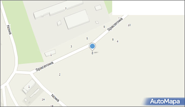 Podgórzyn, Spacerowa, 6, mapa Podgórzyn