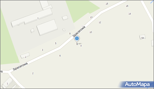 Podgórzyn, Spacerowa, 8, mapa Podgórzyn