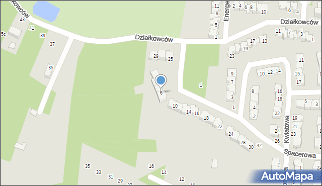 Połaniec, Spacerowa, 6, mapa Połaniec