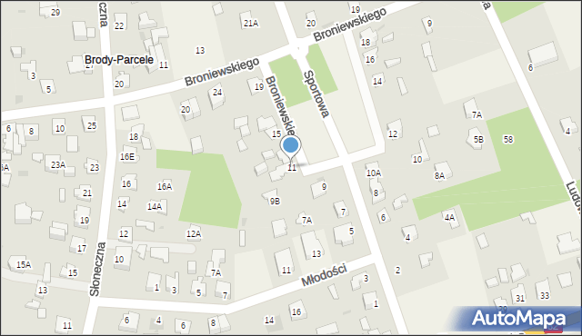 Pomiechówek, Sportowa, 11, mapa Pomiechówek