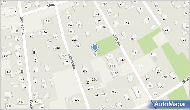 Pomiechówek, Sportowa, 28, mapa Pomiechówek