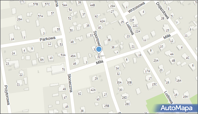 Pomiechówek, Sportowa, 31, mapa Pomiechówek