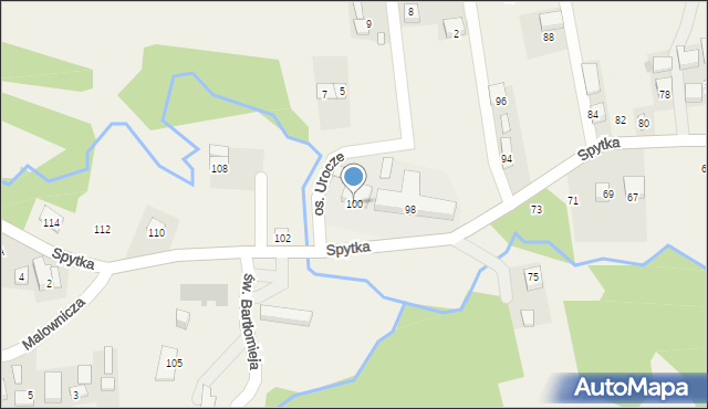 Poręba Spytkowska, Spytka, kasztelana, 100, mapa Poręba Spytkowska