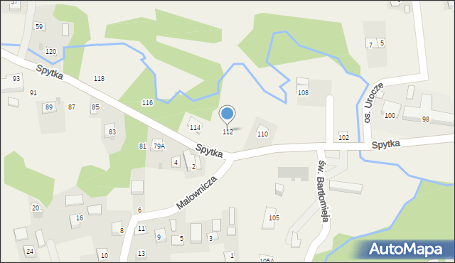Poręba Spytkowska, Spytka, kasztelana, 112, mapa Poręba Spytkowska