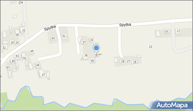 Poręba Spytkowska, Spytka, kasztelana, 31, mapa Poręba Spytkowska