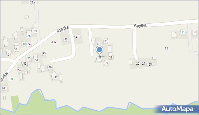 Poręba Spytkowska, Spytka, kasztelana, 39, mapa Poręba Spytkowska