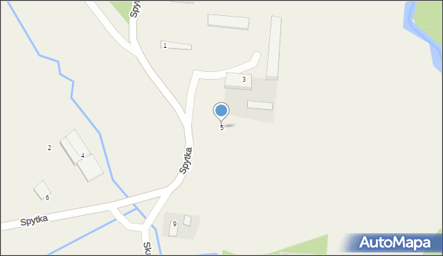 Poręba Spytkowska, Spytka, kasztelana, 5, mapa Poręba Spytkowska