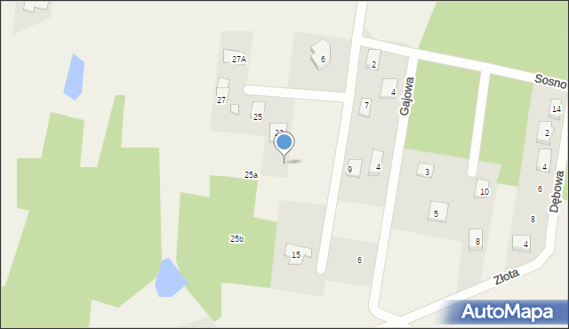 Porosły, Sportowa, 21, mapa Porosły