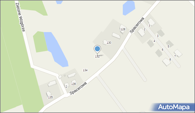 Przyjaźń, Spacerowa, 132, mapa Przyjaźń