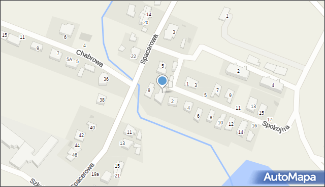 Przyjaźń, Spacerowa, 7a, mapa Przyjaźń