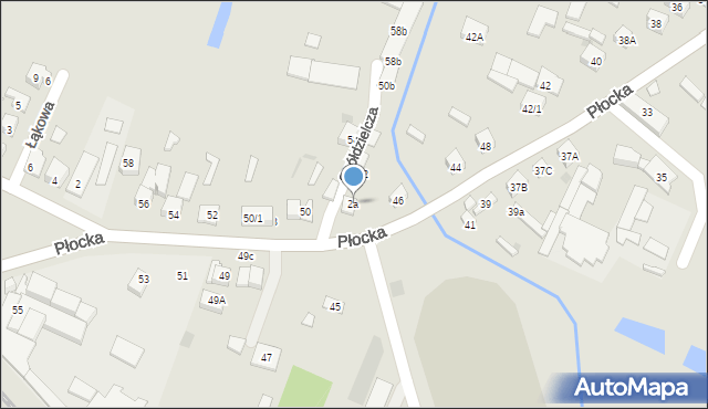 Raciąż, Spółdzielcza, 2a, mapa Raciąż