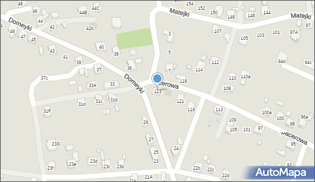 Radlin, Spacerowa, 123, mapa Radlin