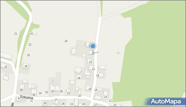 Radwanowice, Spacerowa, 25, mapa Radwanowice