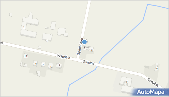 Radziechowice Drugie, Spacerowa, 2, mapa Radziechowice Drugie