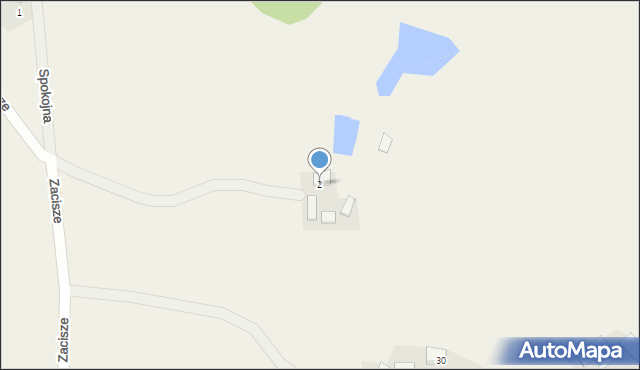 Ramleje, Spokojna, 2, mapa Ramleje