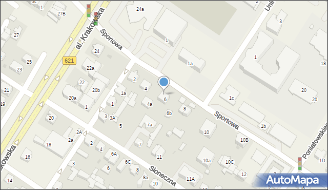 Raszyn, Sportowa, 6a, mapa Raszyn