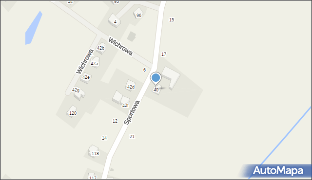 Rąty, Sportowa, 19, mapa Rąty