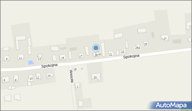 Rogozino, Spokojna, 19, mapa Rogozino