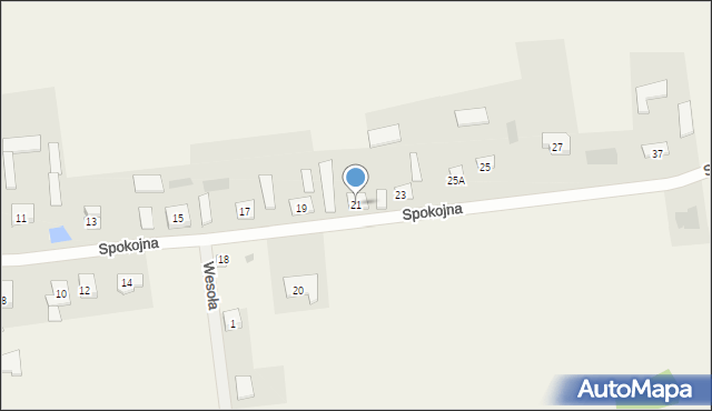 Rogozino, Spokojna, 21, mapa Rogozino