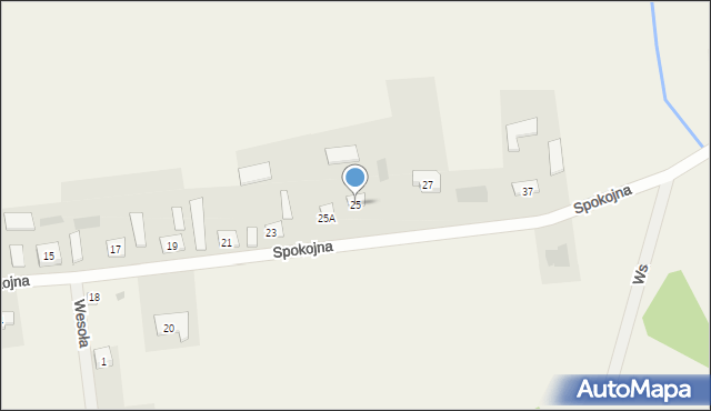 Rogozino, Spokojna, 25, mapa Rogozino