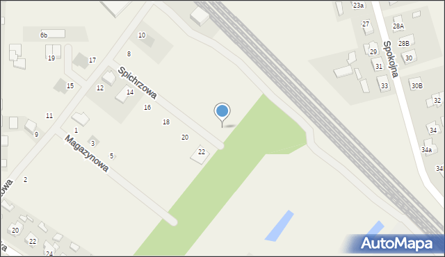 Rokietnica, Spichrzowa, 4, mapa Rokietnica