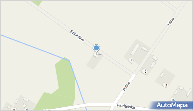 Równe, Spokojna, 3, mapa Równe