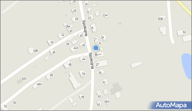Rypin, Spokojna, 35, mapa Rypin