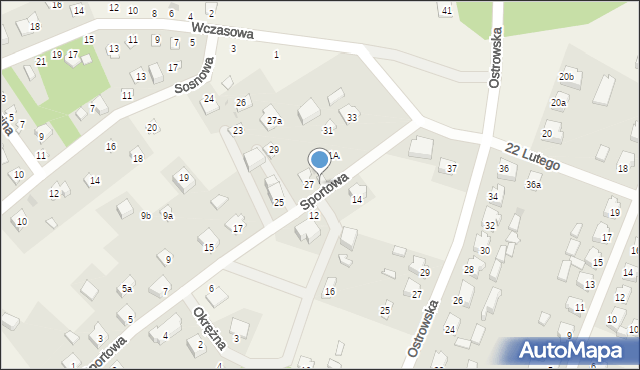 Rytel, Sportowa, 29a, mapa Rytel