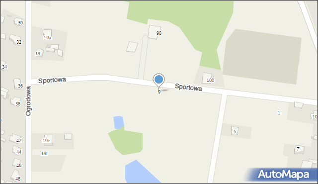 Rzerzęczyce, Sportowa, 9, mapa Rzerzęczyce