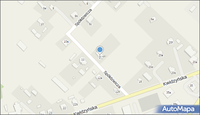 Sadlinki, Spółdzielcza, 2, mapa Sadlinki